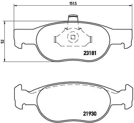 Brake Pad Set, disc brake PRIME LINE P23125 - image 3