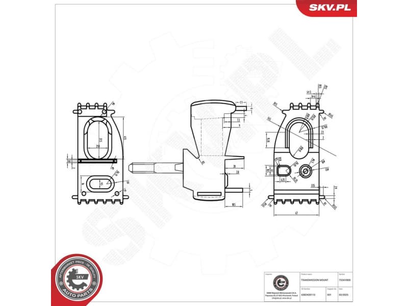 Mounting, automatic transmission 75SKV800 - image 6