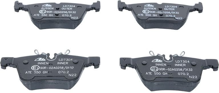Brake Pad Set, disc brake ATE Ceramic 13.0470-7304.2 - image 3