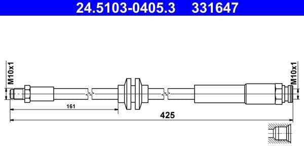 Brake Hose 24.5103-0405.3