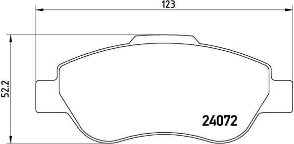 Brake Pad Set, disc brake PRIME LINE P23097 - image 3