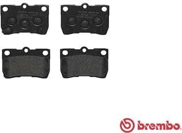 Brake pads rear, Top Quality P83073 - image 3