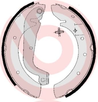 Brake Shoe Set ESSENTIAL LINE S61514 - image 3