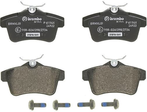 Brake Pad Set, disc brake XTRA LINE P61114X - image 3