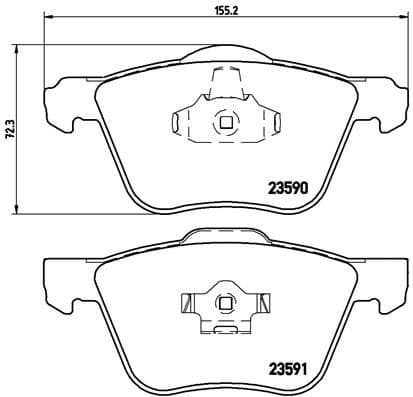 Brake Pad Set, disc brake PRIME LINE P86022 - image 3