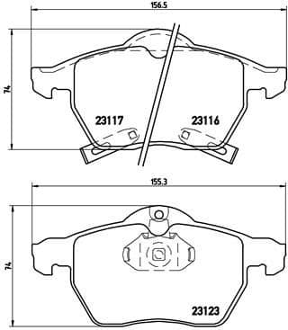 Brake Pad Set, disc brake PRIME LINE P59048 - image 3