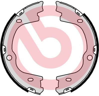 Brake Shoe Set, parking brake ESSENTIAL LINE S30544 - image 3