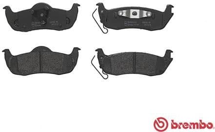 Brake pads rear, Top Quality P37011 - image 3