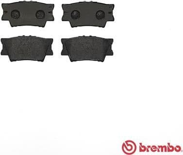 Brake pads rear, Top Quality P83089 - image 2