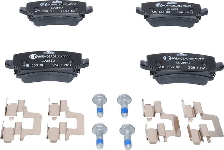Brake Pad Set, disc brake ATE Ceramic 13.0470-2880.2 - image 3