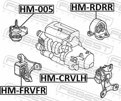 Mounting, engine HM-RDRR - image 2