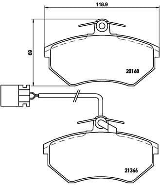 Brake Pad Set, disc brake PRIME LINE P85034 - image 3