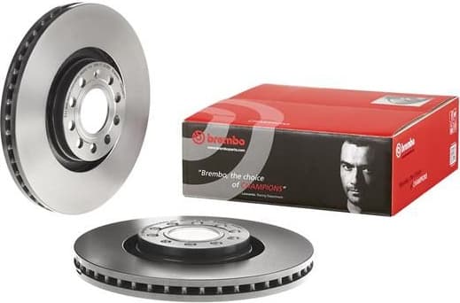Brake discs kit front (2pcs), Top Quality 09.A598.11 - image 4