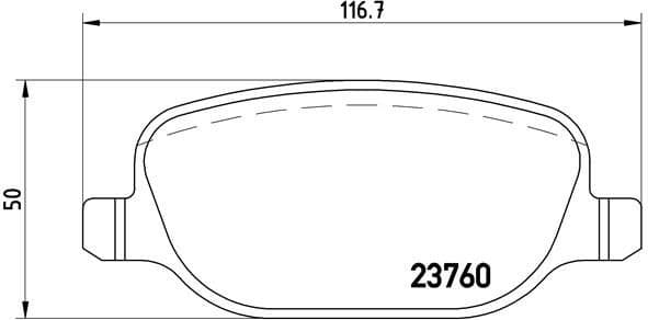 Brake Pad Set, disc brake PRIME LINE P23089 - image 3