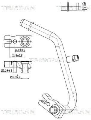 High/Low-pressure Line, air conditioning 9010 15001