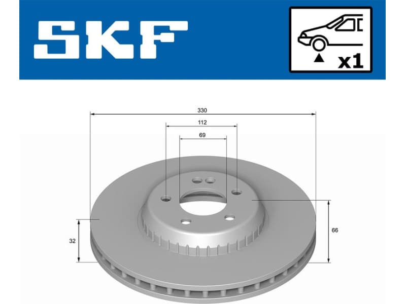Brake Disc VKBD 81336 V1 - image 2