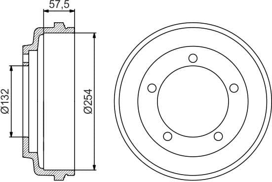 Brake Drum 0986477204 - image 2