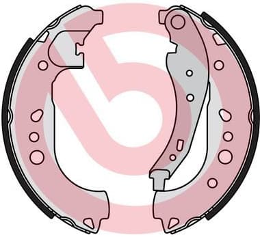 Brake Shoe Set ESSENTIAL LINE S68550 - image 3