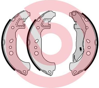 Brake Shoe Set ESSENTIAL LINE S85543 - image 3