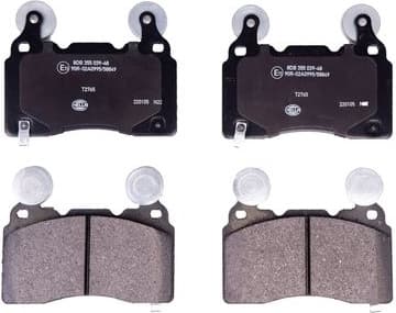 Brake Pad Set, disc brake 8DB 355 039-481