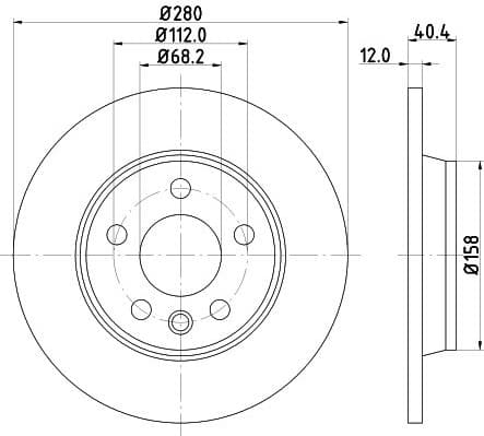 Brake Disc PRO 8DD 355 105-611 - image 4