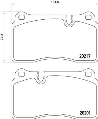 Brake Pad Set, disc brake PRIME LINE P02002 - image 3