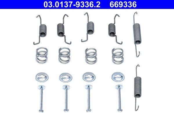 Accessory Kit, parking brake shoes 03.0137-9336.2 - image 3
