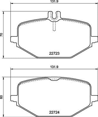 Brake Pad Set, disc brake PRIME LINE P50161 - image 3