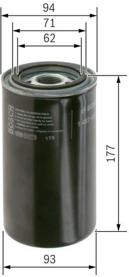 Fuel Filter 1457434180 - image 6