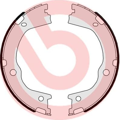 Brake Shoe Set, parking brake ESSENTIAL LINE S30526 - image 3