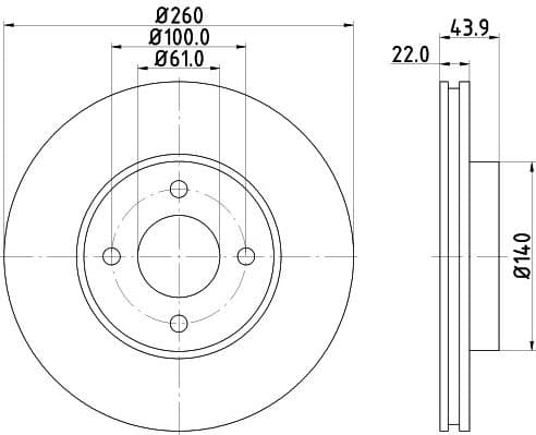 Brake Disc PRO 8DD 355 118-291 - image 4
