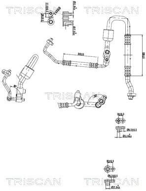 High/Low-pressure Line, air conditioning 9010 24010