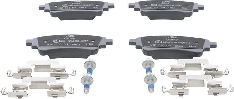 Brake Pad Set, disc brake ATE Ceramic 13.0470-2647.2 - image 2