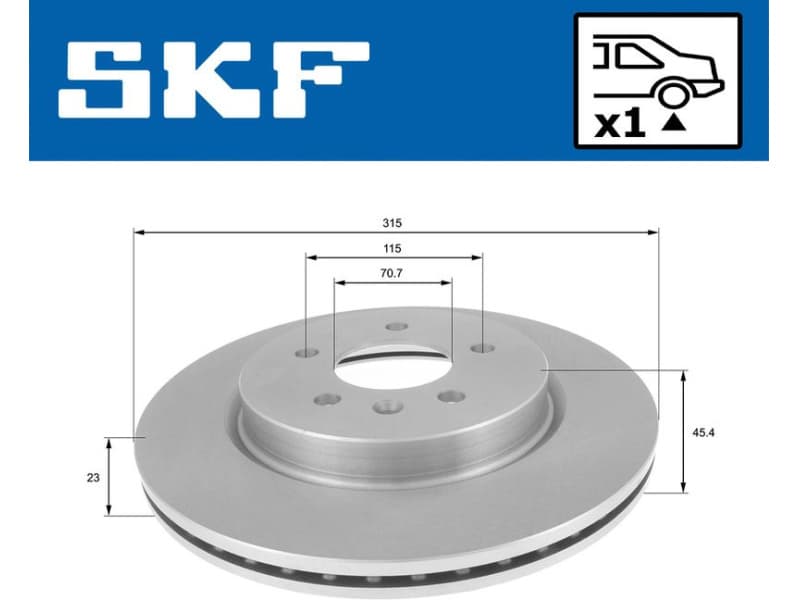 Brake Disc VKBD 91157 V1 - image 2