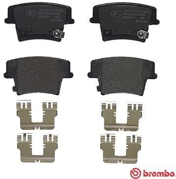 Brake pads rear, Top Quality P11040 - image 3