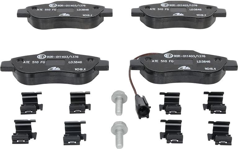 Brake Pad Set, disc brake ATE Ceramic 13.0470-3846.2 - image 3