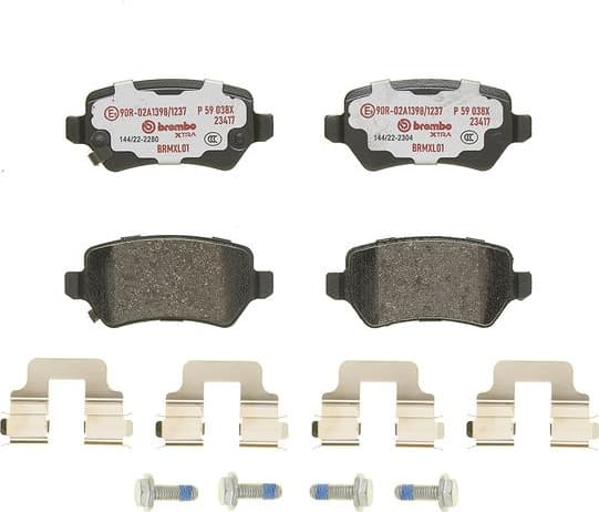 Brake Pad Set, disc brake XTRA LINE P59038X - image 4