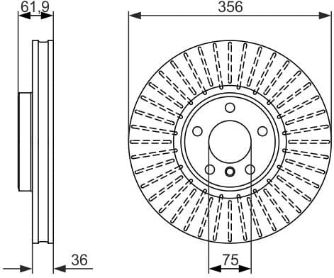 Brake Disc 0986479349 - image 6