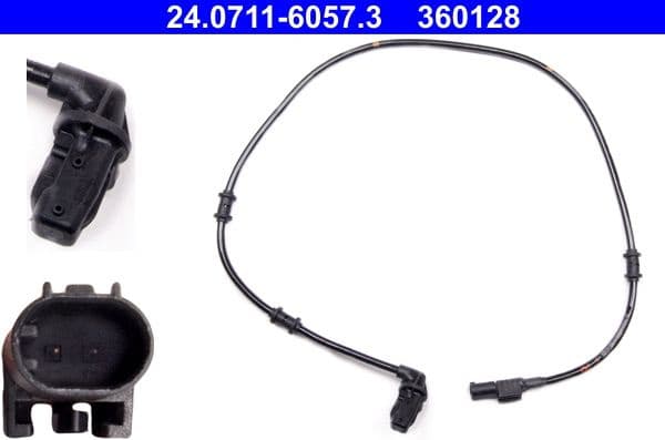 Sensor, wheel speed 24.0711-6057.3 - image 2