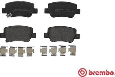 Brake pads rear, Top Quality P83112 - image 3