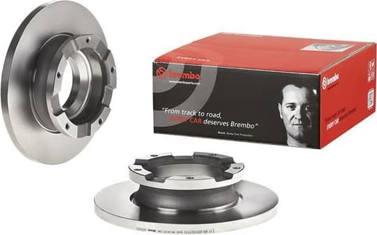 Brake discs kit rear, (2pcs), Top Quality 08.D505.20 - image 4