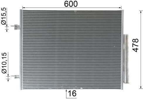 Condenser, air conditioning BEHR *** PREMIUM LINE *** AC1131000P - image 10