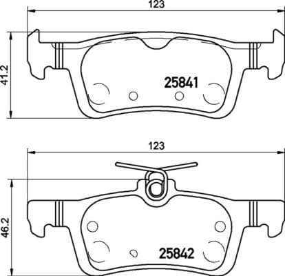Brake Pad Set, disc brake PRIME LINE P24204 - image 3
