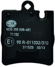 Brake Pad Set, disc brake 8DB 355 008-451