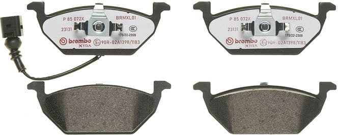 Brake Pad Set, disc brake XTRA LINE P85072X - image 4