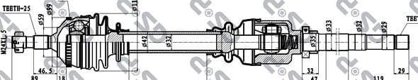 Drive Shaft 245108