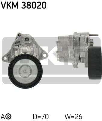 Tensioner belt VKM38020 - image 2