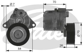 Belt Tensioner, V-ribbed belt DriveAlign™ T38415