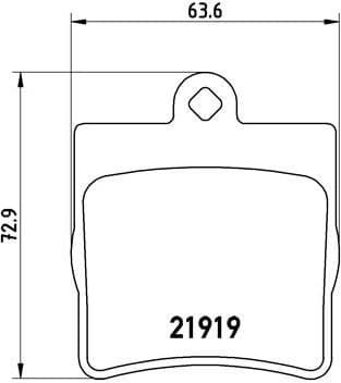Brake Pad Set, disc brake PRIME LINE P50025