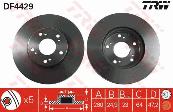 Brake Disc DF4429